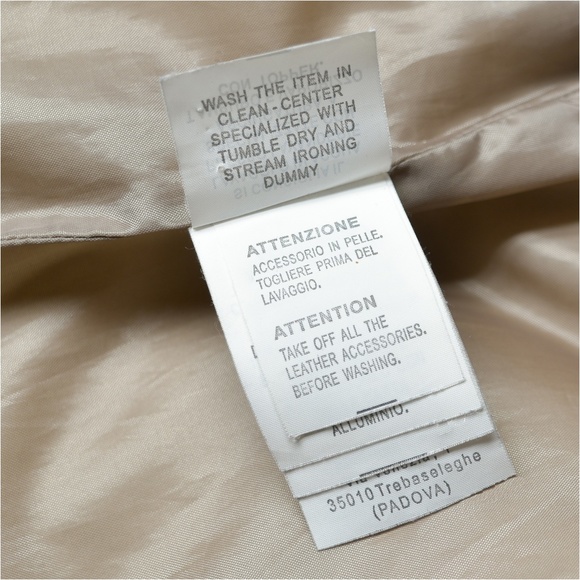 MAX MARA STUDIO Natural Beige Padded Coat - Picture 12 of 16